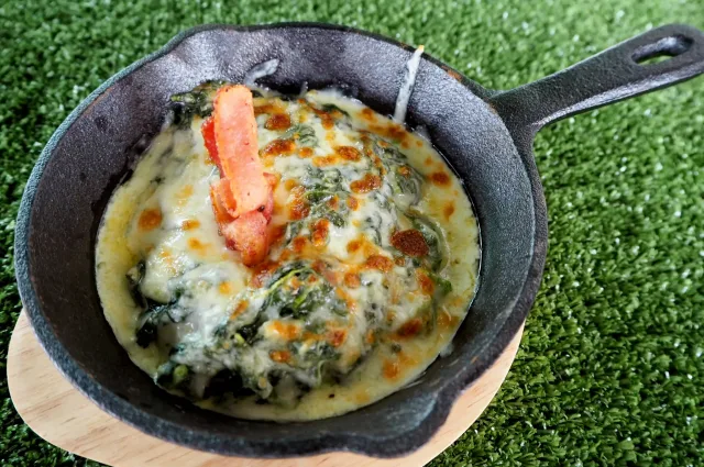 Baked Spinach with Cheese